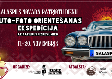 Patriotu dienu auto-foto orientēšanās ekspedīcija Salaspils novadā